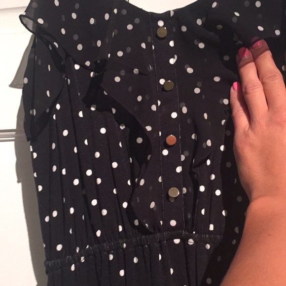 Cute black and white polka dot dress - Picture 2 of 4